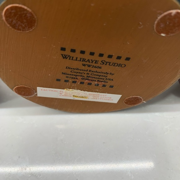 Vintage Williraye Studio Colorful Checkered American Candle Holders - Picture 4 of 9